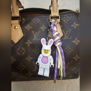 Customized LEGO Bunny Key Light/Bag Charm